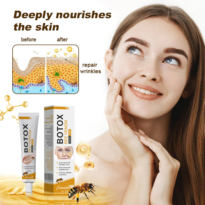 (🌿🌿Vyrobeno a odesláno z EU✅) - 👩⚕️Furzero™ Botoxový krém proti vráskám se včelím jedem-(POSLEDNÍ DEN 70% SLEVA)