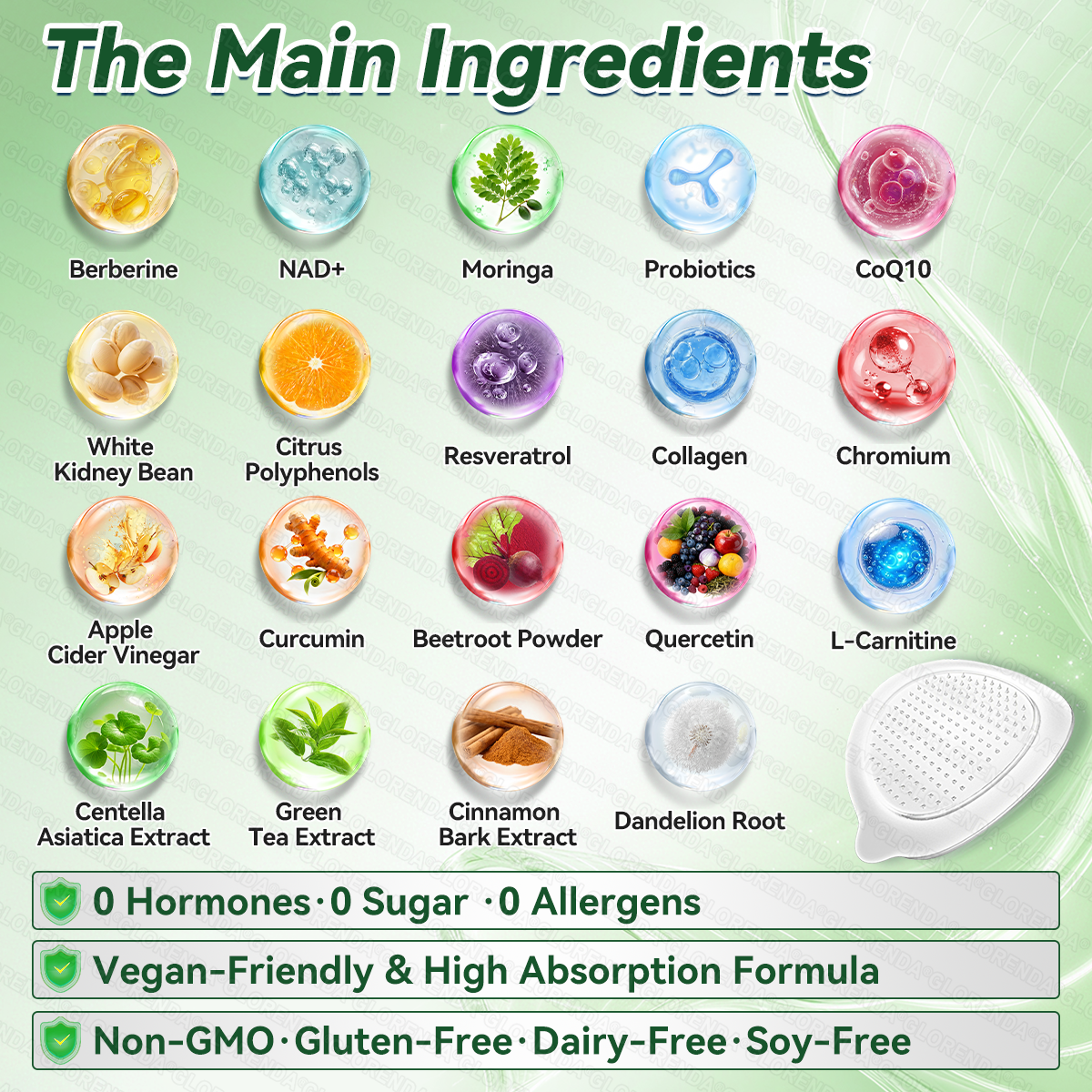 Официален магазин | ☀️☀️𝐆𝐋𝐎𝑹𝐄𝐍𝐃𝗔® 𝑴𝒐𝒓𝒊𝒏𝗴𝗮 · 𝐁𝐞𝐫𝐛𝐞𝐫𝐢𝐧𝐞 × 𝑵𝐀𝐃+ 𝟏𝟎-в-1 Напреднал Нано Микронидъл Пластир 🇧🇬 (Само веднъж на ден, видими промени за 7 дни) ✅ За затлъстяване, отпусната кожа, диабет, сънна апнея, проблеми със ставите и други ☀️