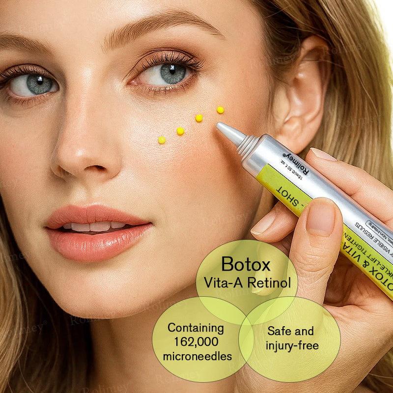 💛✅Произведено и изпратено от САЩ 💫Rolimey® Botox & Vita-A Retinol Shot крем за повдигане, стягане и изглаждане на бръчки – Последен ден на промоцията: 70% ОТСТЪПКА